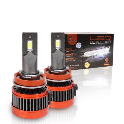 China Best selling aluminum auto lighting systems 6000k H11 white led bulb csp chipset LED car light headlights for sale