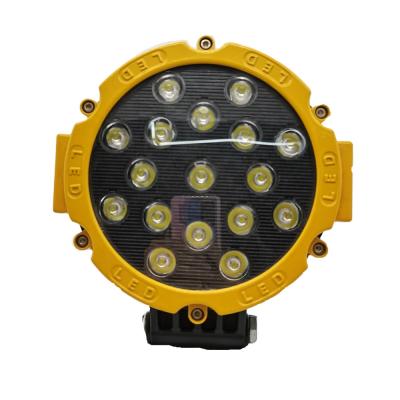 China High Quality Specially Made Aluminum 7inch 51w Led Work Light Car Boat Trucks Off Road Driving Light for sale