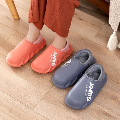 China Fashion Wholesale EVA Rubber Water Proof Quality House Winter Plush Waterproof Sandals Slip for sale