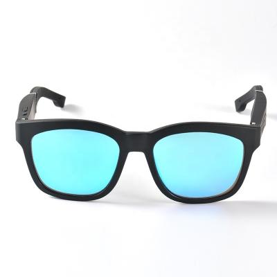 China Sun Safety Glasses Open Ear Blue Tooth Glasses Support Listening Music And Phone Calls UV400 Blue Light Blocking Glass 110mAh for sale