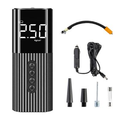 China Portable Emergency Light Car Air Compressor Digital Tire Inflator Pump DC 12 Volt 150 PSI Car Compressor For Auto Car Motorcycles Bicycles for sale