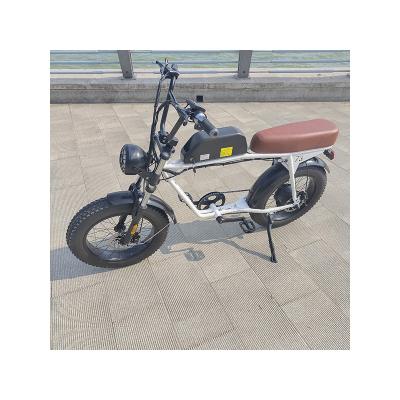 China Powerful Electric Mountain Retro Fat Bike Portable Adult Electric Bicycle Snow/Desert/Mountain/City Tire for sale