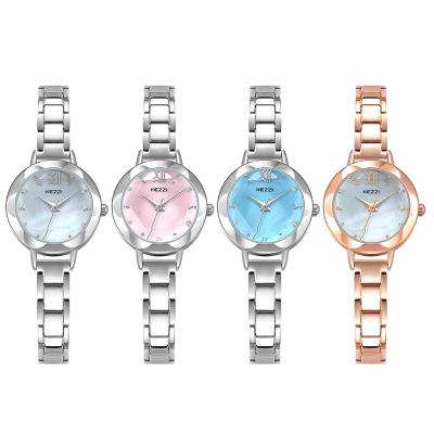 China Non-specific brand girls antique quartz watch stainless steel band top water resist special vintage strap reloj watch for sale