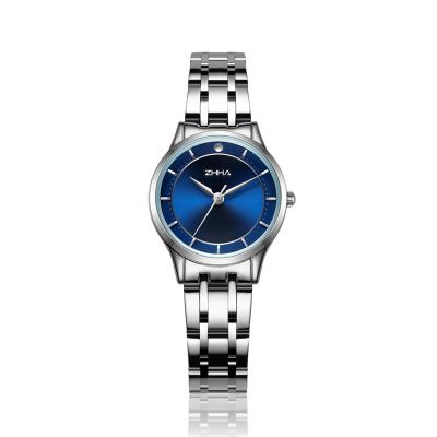 China Water Resistant Customized High Quality Stainless Steel Quartz Back Couple Watches Water Resistant Watch for sale