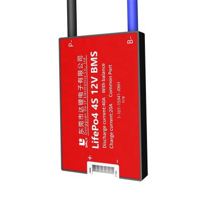 China Over charging protection Daly 3s 4s 5s 60a bms with balance for lithium battery BMS Lifepo 4 bms 4s lifepo4 60a for sale