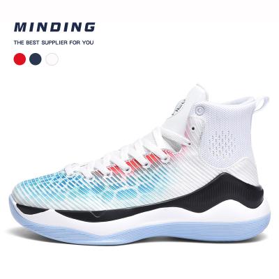 China CUSHIONING High Top Anti-skid Trainer AJ Basketball Boots Outdoor Sports Shoes Men Women Sneakers Boys Winter Basket Shoes High Quality for sale