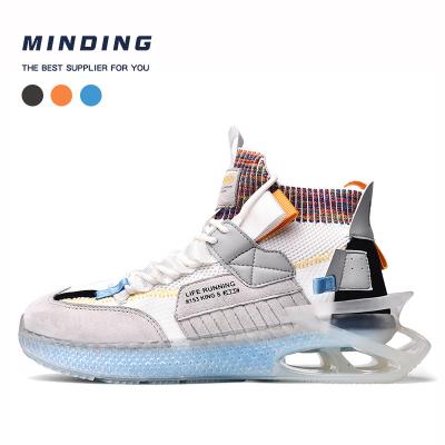 China CUSHIONING New Arrive Style Male Walking Shoes Shape High Quality Blade Cushioning Soles Running Jogging Sneakers Basketball Sport Shoes for sale