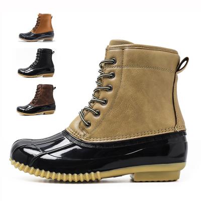 China Fashion Trend Plus Size Women Ankle Boot Duck Hunting Boots Outdoor Cold-resistant Trekking Mountaineering Winter Camping Work Shoes for sale