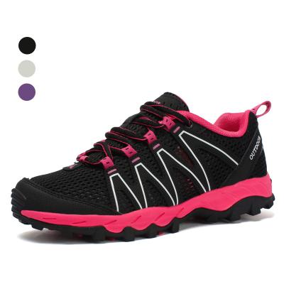 China Fashion Trend Women Outdoor Trekking Shoes Hiking Camping Breathable Tourism Trekking Sneakers Mountain Tracking Casual Sports Running Shoes for sale