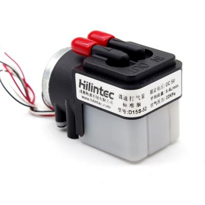 China Automotive Industry Customized Hilintec Air DC Motor Mini Exquisite Electric Diaphragm Vacuum Pump for Battery Powered Handheld Gas Sampling for sale