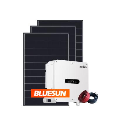 China 2021 hot grid tie solar system 15kw home with wifi 10kw solar wall mounted grid tie 20kw inverter solar system for sale