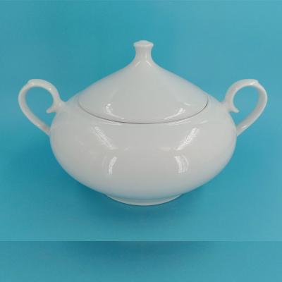 China Good high quality viable kitchen cookware ceramic noggin bowl casserole pot soup pots with lid for sale