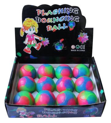 China Luminous spiky ball tpr massage TPR pet ball elastic instant bouncing ball for sale