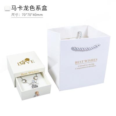 China Recyclable Custom Made Rings Pink Drawer Packaging Bracelet Necklace Ring Jewelry Organizer Box for sale