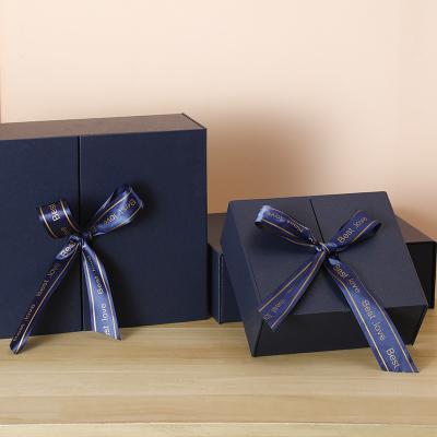 China Recyclable cheap plain square black cardboard paper electronic packaging box for sale