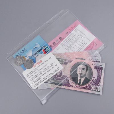 China Transparent A5 A6 A7 PVC Money Cash Budget Transparent Binder with Envelopes for sale