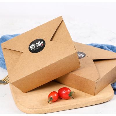 China Recycled Materials Paperboard Box Food Grade Compostable Lunch Box for sale