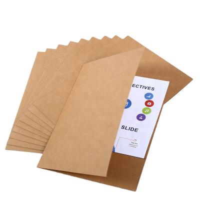 China eco-friendly professional custom wholesalekraftpaper corporate executive filefolder for sale