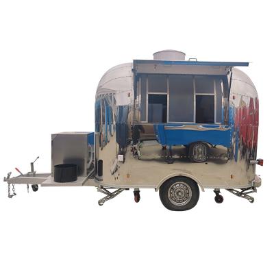 China Optional Food Machines Germany Hot Sale Mobile Restaurant Food Camping Trailer With CE Certificate Ice Cream Pizza Burger Cafe Food Cart for sale