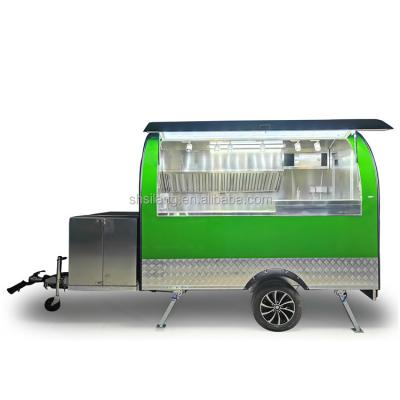 China Vegetable processing plant burger stall mobile food truck coffee truck vending ICE CREAM food trailer for sale