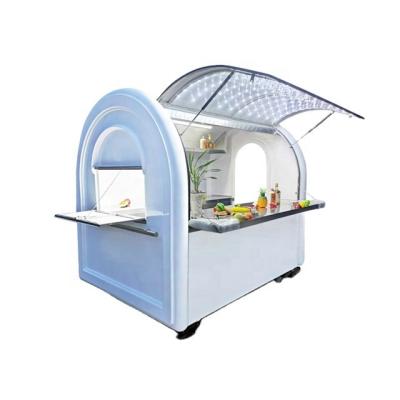 China Custom Heat Resistant Silang Kitchen Mobile Coffee Trailer Food Trucks Food Trailers Fully Equipped Mobile Phone Business Area For Sale for sale