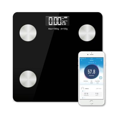 China Large Capacity Quality Smart Weight Scale Bathroom Measure Test Mode Health Electronic Smart Digital Weight Loss Scale With App for sale