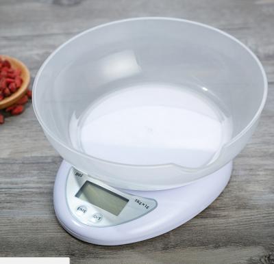 China Kitchen Scales Mini And Portable ZB Digital Kitchen Scale With Bowl for sale