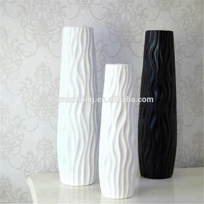 China new large modern Chinese ceramic cylindrical flower vase decoration 16*16*58.5cm for sale