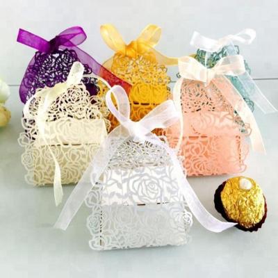 China Country Hot Sale Wedding Occasion And Paper Material Candy Box for sale