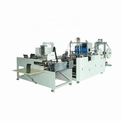 China FY-88 Full Automatic Packaging Industry Paper Bag Twisted Handle Sticking Machine For Paper Bag for sale