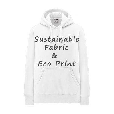 China Anti-Wrinkle Certificated Apparel Men's Organic Sustaniable Hoodie Hemp Cotton Fleece Pullover With Custom Eco Friendly Logo Print for sale