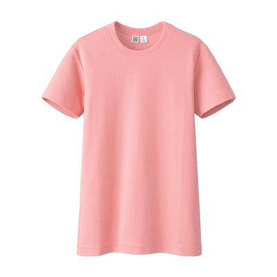 China Wholesale Custom Ladies Anti-Shrink Logo T-shirt Women Casual Summer Bulk Blank for sale