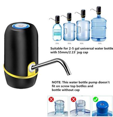 China Lithium Battery Rechargeable Electric Water Dispenser Pump With Food Grade Material for sale