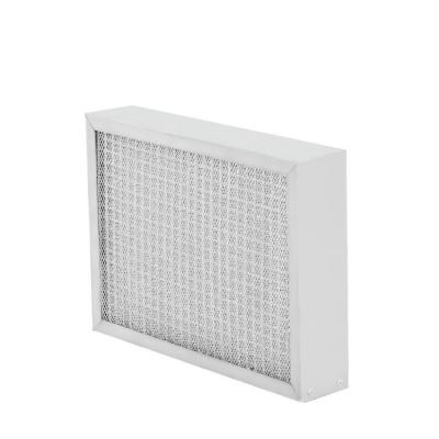 China Hotels Sell Well Resistance Stainless Steel Wire Mesh Pleated Filter Screen AHU High Temperature Metal Mesh Air Purifier for sale