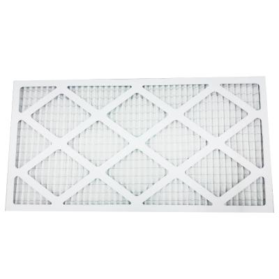 China Hotels Sell G3 G4 Foldway Well Pre Filter Cardboard Frame Air Filter 12X24X2 Air Purifier for sale