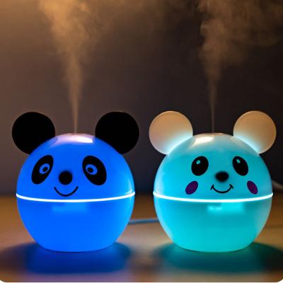 China Top Selling USB LED Plastic Living Flower Hotel Youth Hotel Aroma Diffuser Portable Ultrasonic Humidifier Difusor for sale