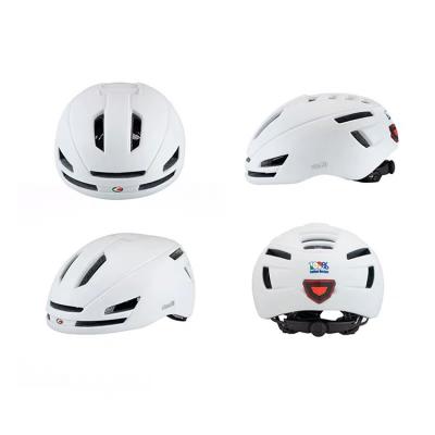 China ABS+PC Cycling Small Wind Resistance Bicycle Mountain Helmet Unisex Warning Lightweight Bike Helmet Adult Tail Men Cycle for sale