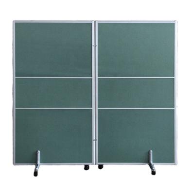 China Modern Multiple Colors Customize High Quality Movable Divider Screen Movable Room Divider Office Desktop Partition Screen for sale