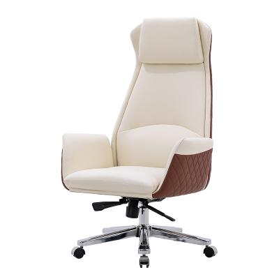 China Office Foldable Modern Leather Comfortable Chair Fashion Executive Swivel for sale