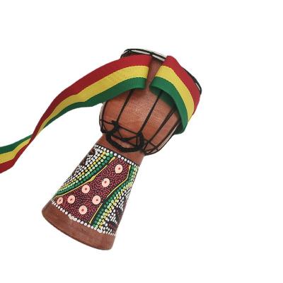 China Factory Wholesale Eco-Friendly African Tricolor African Musical Instrument Drum Belt Drum Belt Large for sale