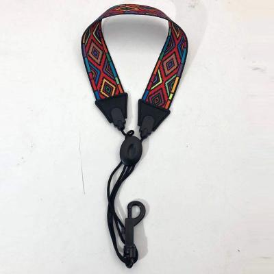 China Strap Leather Pattern Polyester Neck Strap Saxophone Saxophone Musical Instrument Accessories for sale