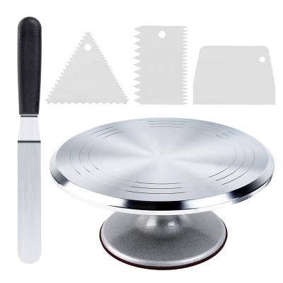 China Sustainable Aluminum Rotating Cake Turntable 12