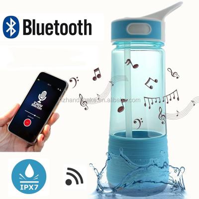 China Camp Sustainable Water Bottle with Bluetooth Speakers for Travel and Straw Outdoor and Safety Light for Hiking | BPA Free Water Bottle Radio for sale