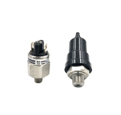 China Air, Water, Oil, Adjustable Pressure Switch SC-06E Stainless Steel Housing CNSENCON SC-06E/F for sale