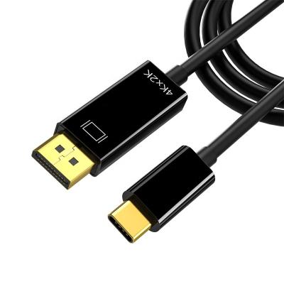 China Audio Video Recording USB C To DisplayPort Cable 8K DP Type C 3.1 To DP Port 1.4 Cable Thunderbolt 3 to 8K DP For MacBook Pro Samsung S22 Huawei Braid for sale