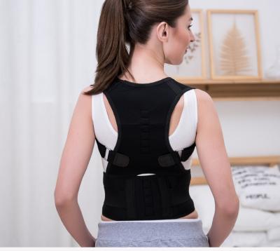 China Magnetic Back Belt Posture Corrector Breathable.posture corrector support with waist brace for sale