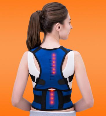 China Breathable.posture corrector Magnetic Back Spinal Support Column Pad Therapy Posture Corrector for sale