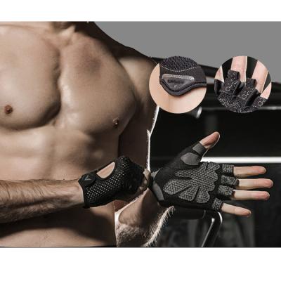 China Adjustable Breathable UNISEX Half Finger Gloves UNISEX Half Finger Gloves Elasticity Sports Fitness Wrist Guard Cocoon Prevention Non-slip Training Material for sale