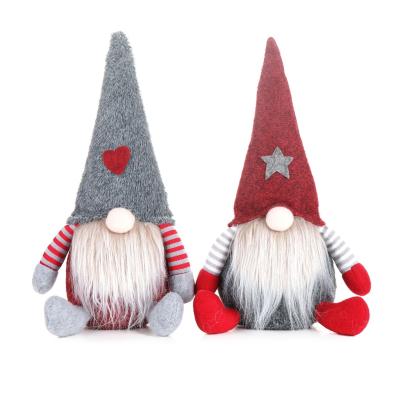 China New Christmas Garden Christmas Decoration Cute Dwarf Plush Faceless Doll Faceless Gnome for sale