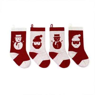 China 2021 Custom Durable China Fashion Christmas Socks Red Sublimation Christmas Socks for sale